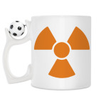 Кружка с футбольным мячиком