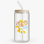 Банка с бамбуковой крышкой