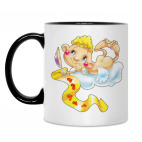 Кружка двухцветная