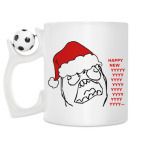 Кружка с футбольным мячиком