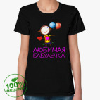 Женская футболка органик