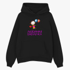 Толстовка худи оверсайз