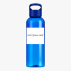 Прозрачная спортивная бутылка