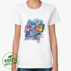 Женская футболка органик