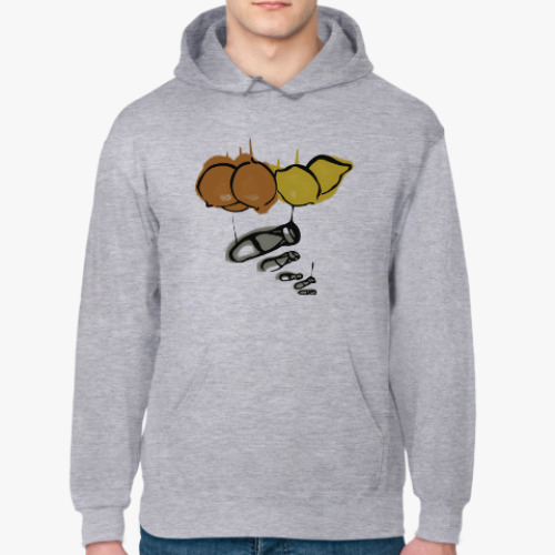 Толстовка худи с принтом Граффити