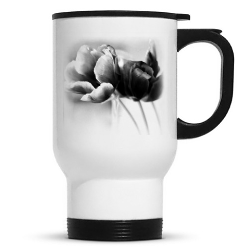 Кружка-термос с принтом The Flower