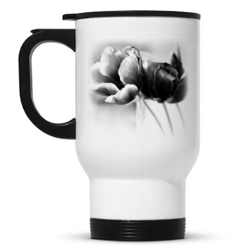 Кружка-термос с принтом The Flower