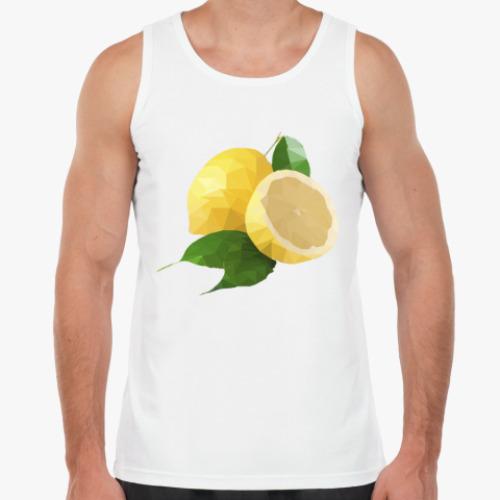 Майка с принтом Лимончики