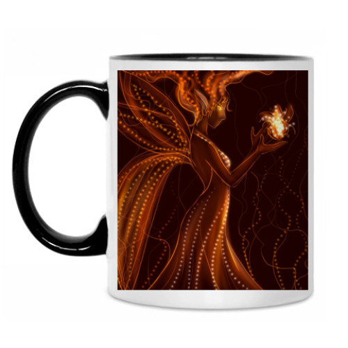 Кружка с принтом Fire Fairy