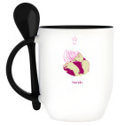 Кружка с ложкой