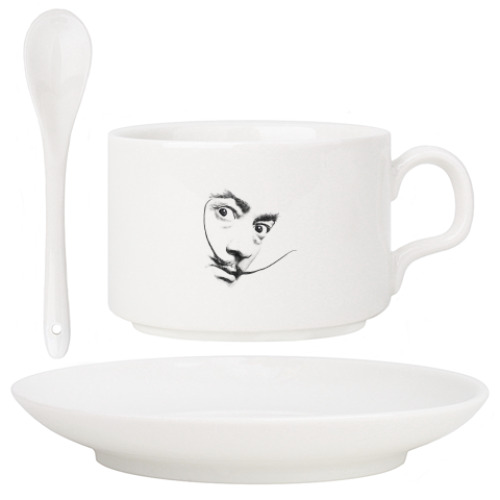 Кофейный набор с принтом Усы