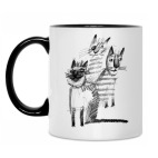 Кружка двухцветная