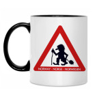 Кружка двухцветная