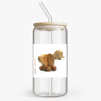 Банка с бамбуковой крышкой