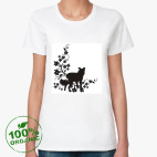 Женская футболка органик