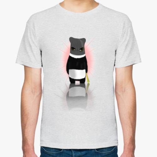 Футболка с принтом Панда- хулиган