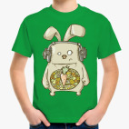 Детская классическая футболка White Rabbit