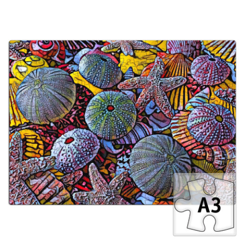 Пазл с принтом Marine life