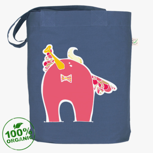 Сумка шоппер с принтом Music twittie