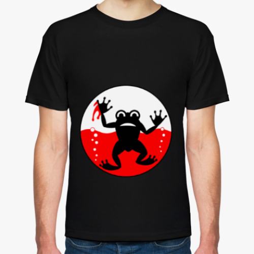 Футболка с принтом Лягушка в теле