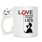 Кружка с футбольным мячиком