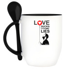 Кружка с ложкой