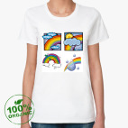 Женская футболка органик