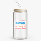 Банка с бамбуковой крышкой