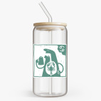 Банка с бамбуковой крышкой