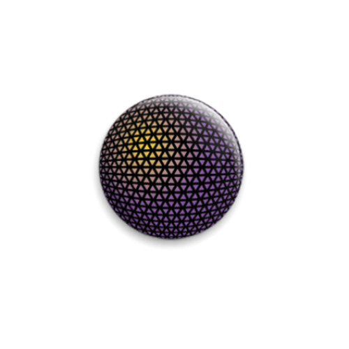 Значок 25мм с принтом Психоделик №6