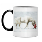 Кружка двухцветная