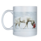 С другом, лошадь, ребенок