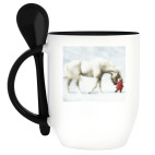 Кружка с ложкой