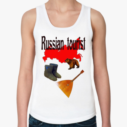 Женская майка с принтом  майка
