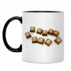 Кружка двухцветная