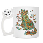 Кружка с футбольным мячиком