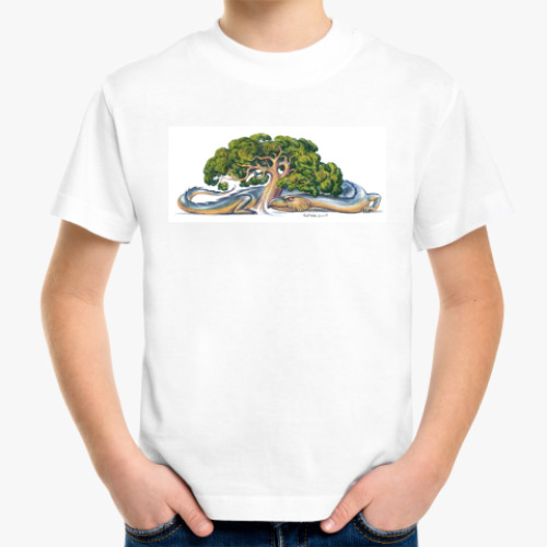 Детская футболка с принтом Drago