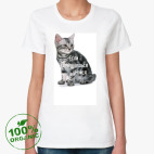 Женская футболка органик