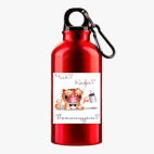 Металлическая бутылка 400 мл UV-DTF