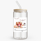 Банка с бамбуковой крышкой