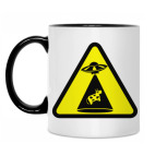 Кружка двухцветная