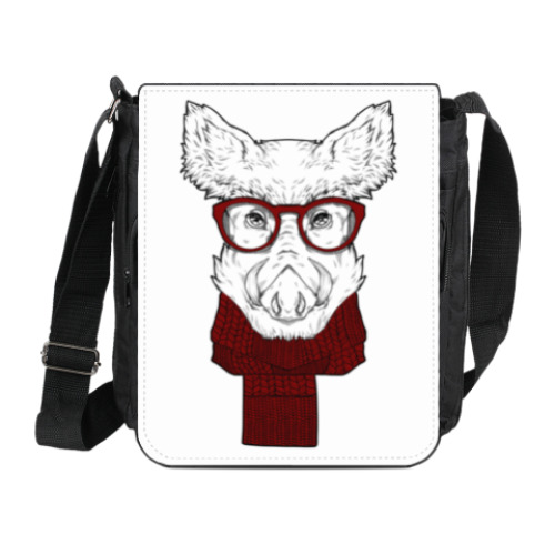 Сумка на плечо (мини-планшет) с принтом 2019 HP