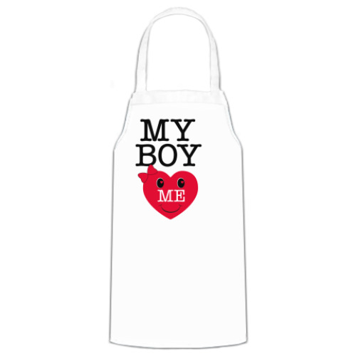 Фартук с принтом My Boy Love Me!