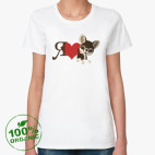 Женская футболка органик