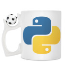 Кружка с футбольным мячиком