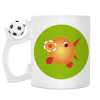 Кружка с футбольным мячиком