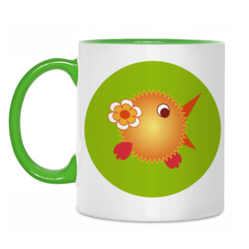 Кружка с принтом Цыпочка