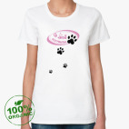 Женская футболка органик