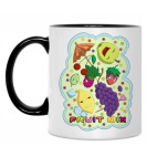 Кружка двухцветная