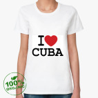 Женская футболка органик